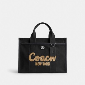 Black Coach Cargo Women Tote Bag | PH_CH51856