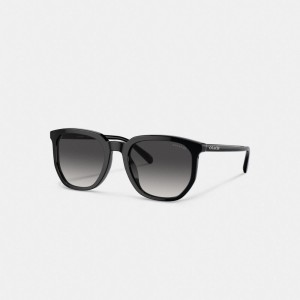 Black Coach Geometric Square Men Sunglasses | PH_CH83848