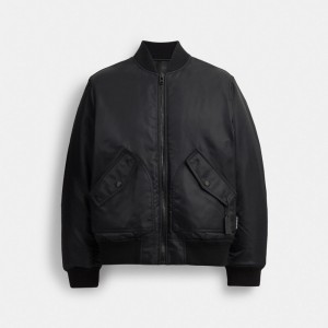 Black Coach Reversible Ma 1 Men Jackets | PH_CH71930