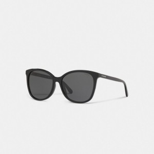 Black Coach Signature Workmark Square Women Sunglasses | PH_CH41387