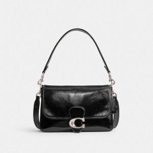 Black Coach Soft Tabby Women Shoulder Bags | PH_CH15277