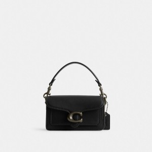 Black Coach Tabby 12 Glovetanned Leather Women Crossbody Bags | PH_CH34333