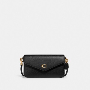 Black Coach Wyn Crossgrain Leather Women Crossbody Bags | PH_CH81732