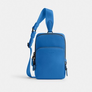 Blue Coach Gotham Sling Pack 13berry Men Crossbody Bags | PH_CH50280