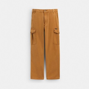 Brown Coach Regenerative Cotton Men Pants | PH_CH62888