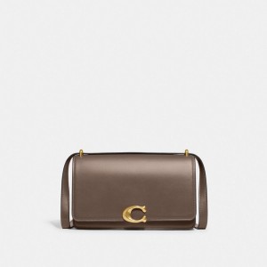 Dark Grey Coach Bandit Brass Women Shoulder Bags | PH_CH81697