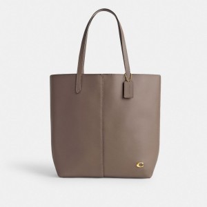 Dark Grey Coach North Brass Women Tote Bag | PH_CH25202