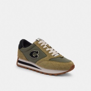 Green Coach Runner Moss Women Sneakers | PH_CH60843