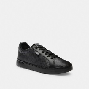 Grey Coach Lowline Low Top In Signature Men Sneakers | PH_CH91757