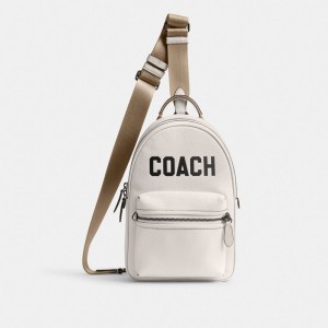 Multicolor Coach Charter Pack With Graphic Chalk Men Crossbody Bags | PH_CH41982