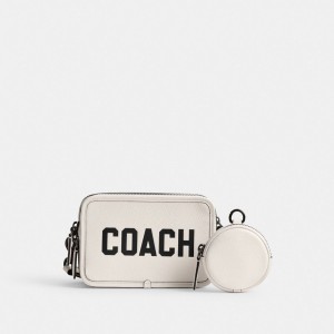 Multicolor Coach Charter With Graphic Polished Pebble Leather Men Crossbody Bags | PH_CH80099