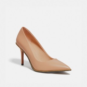 Rose Coach Waverly Leather Women Pumps | PH_CH82444