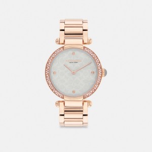 Rose Gold Coach Cary 34 Mm Women Watches | PH_CH69239