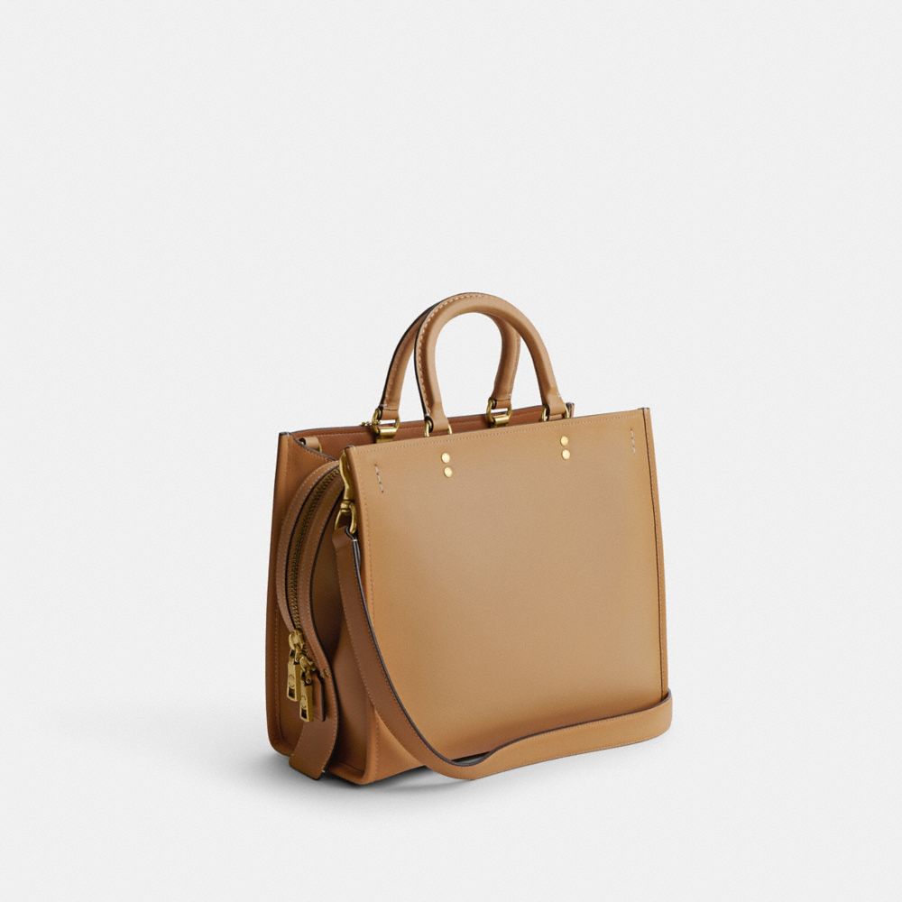 Beige Coach Rogue Glovetanned Leather Women Handbag | PH_CH71880