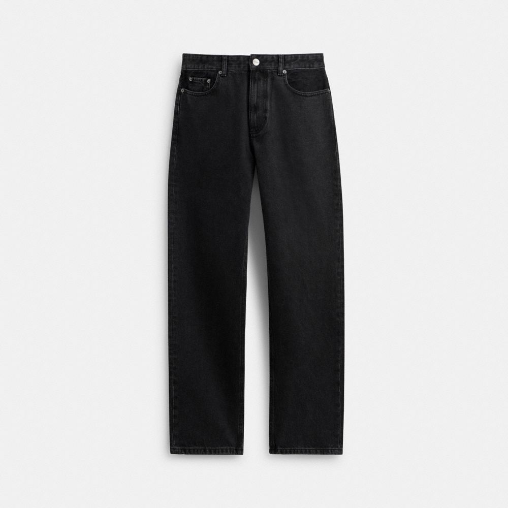 Black Coach Black Taper In Organic Cotton Men Jeans | PH_CH30273