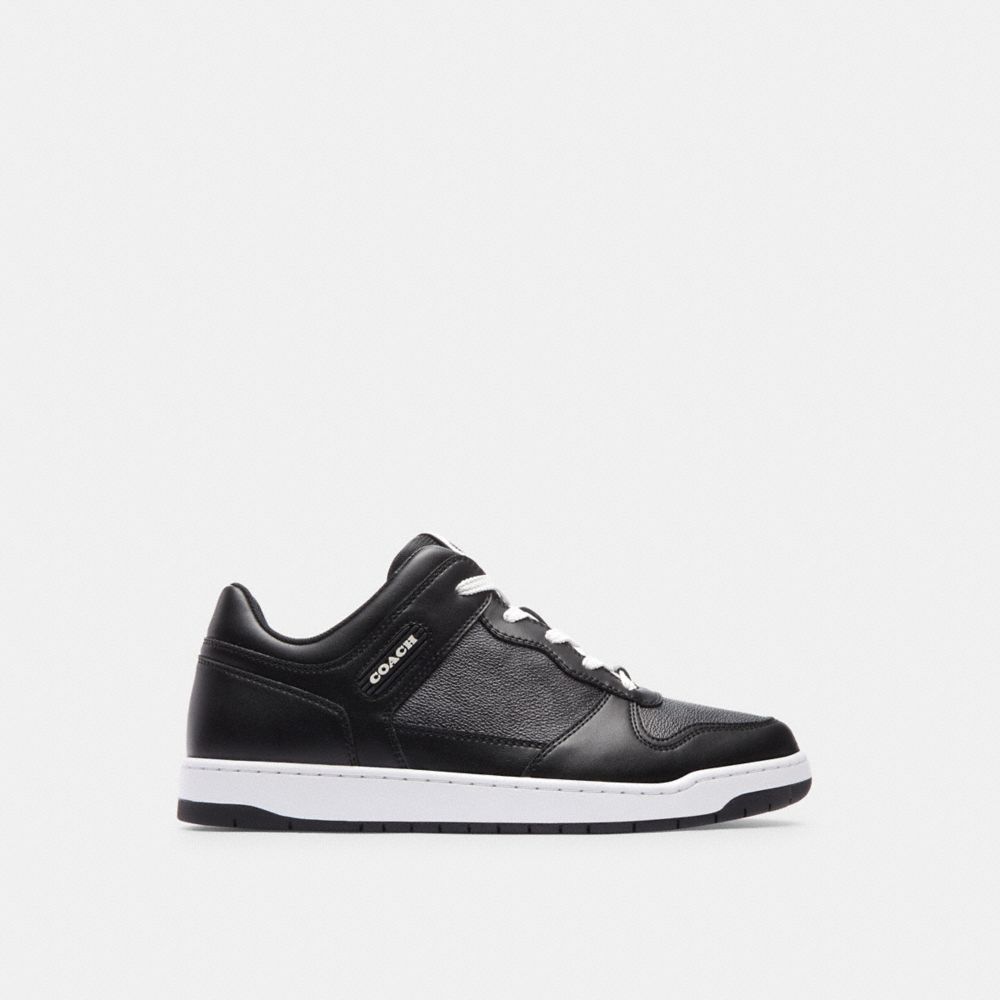 Black Coach C201 In Signature Men Sneakers | PH_CH79965