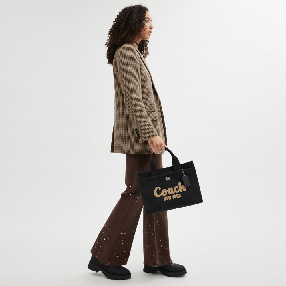 Black Coach Cargo Women Tote Bag | PH_CH51856