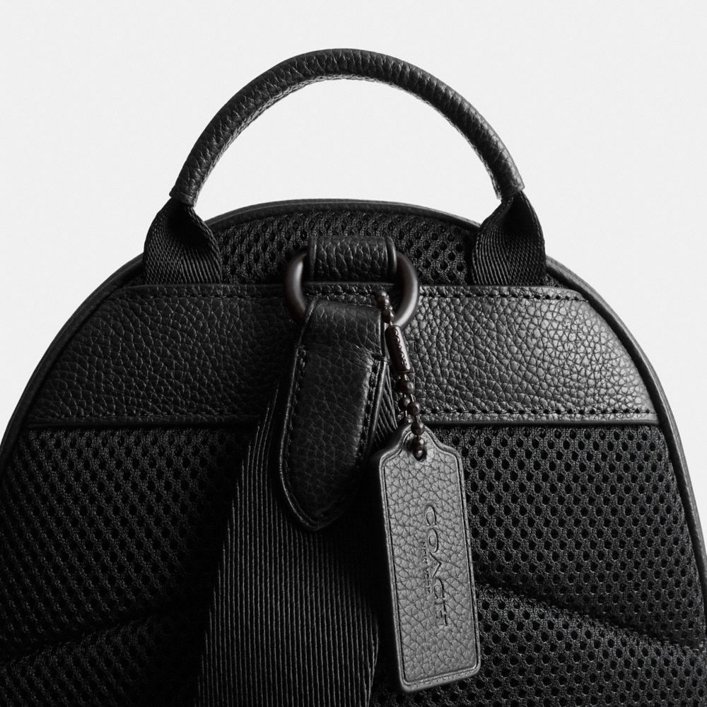 Black Coach Charter Pack In Signature Leather Men Crossbody Bags | PH_CH46081