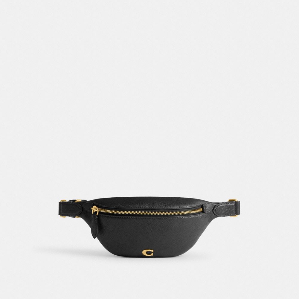 Black Coach Essential Belt Brass Women Belt Bags | PH_CH56454