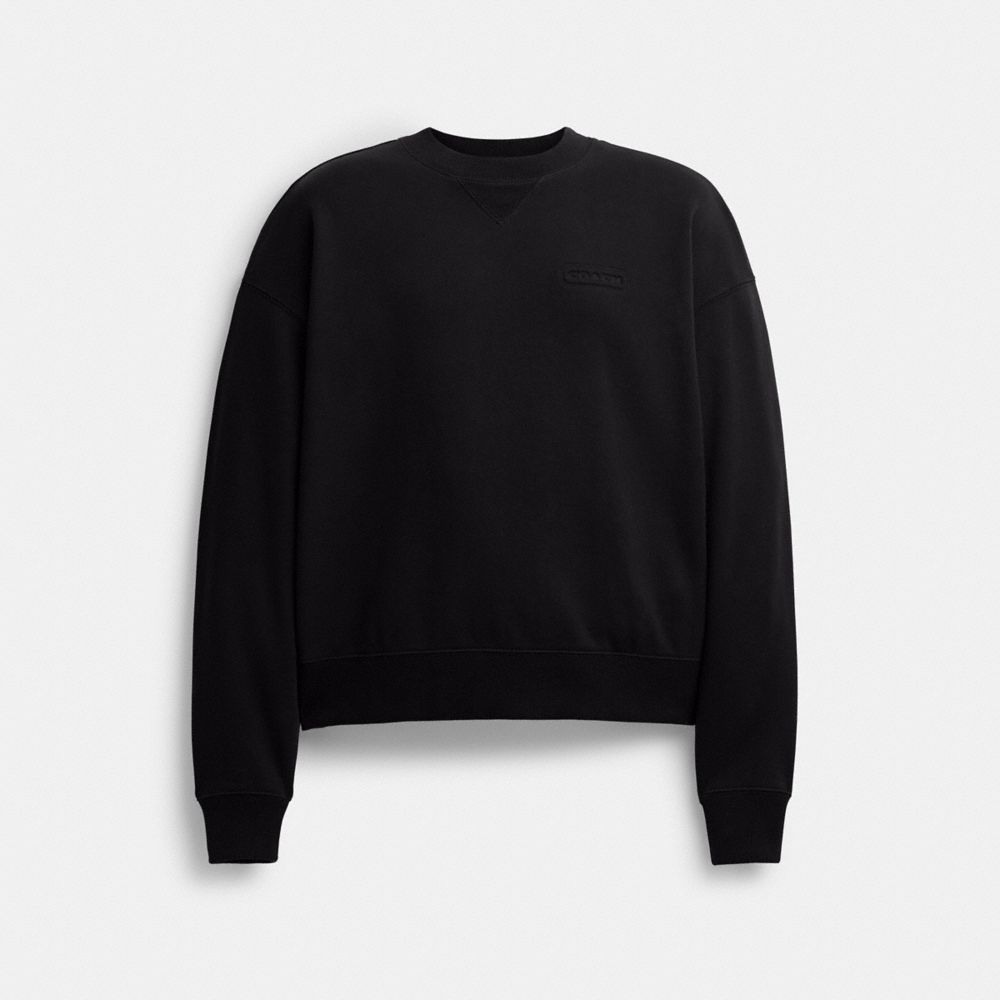 Black Coach Essential Crewneck Men T Shirts | PH_CH95417