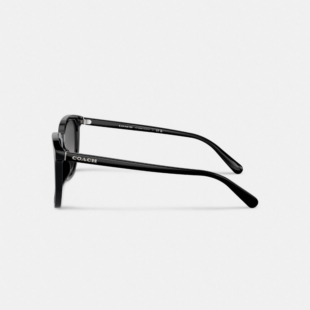 Black Coach Geometric Square Men Sunglasses | PH_CH83848