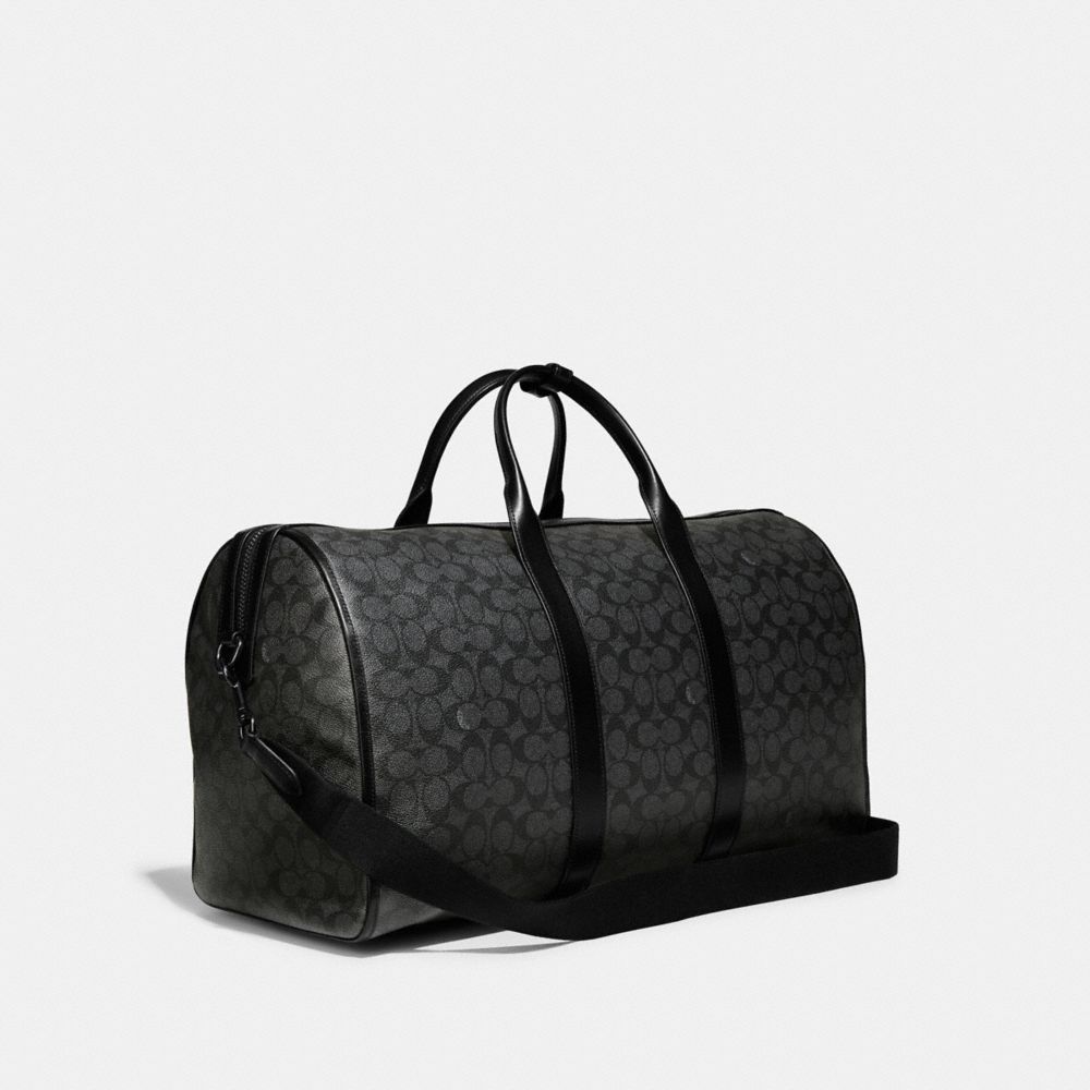 Black Coach Gotham In Signature Canvas Copper Men Duffle Bags | PH_CH61719