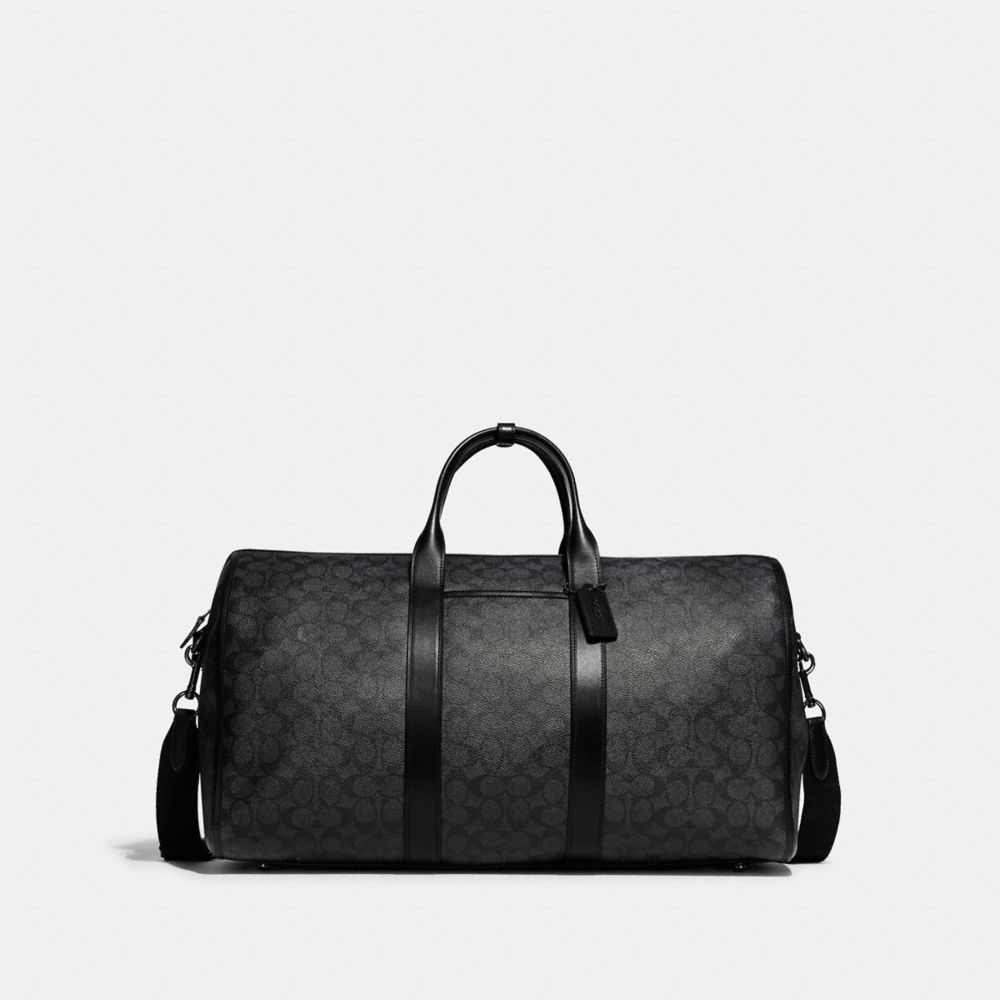 Black Coach Gotham In Signature Canvas Copper Men Duffle Bags | PH_CH61719