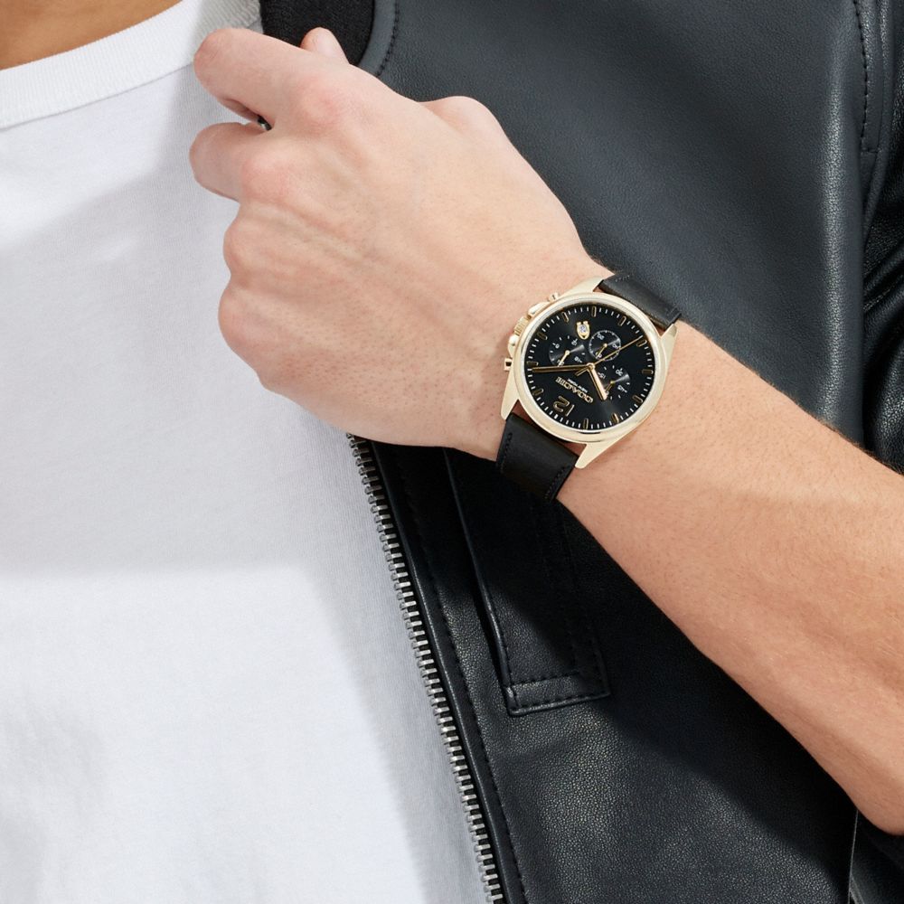 Black Coach Greyson 43 Mm Men Watches | PH_CH85874