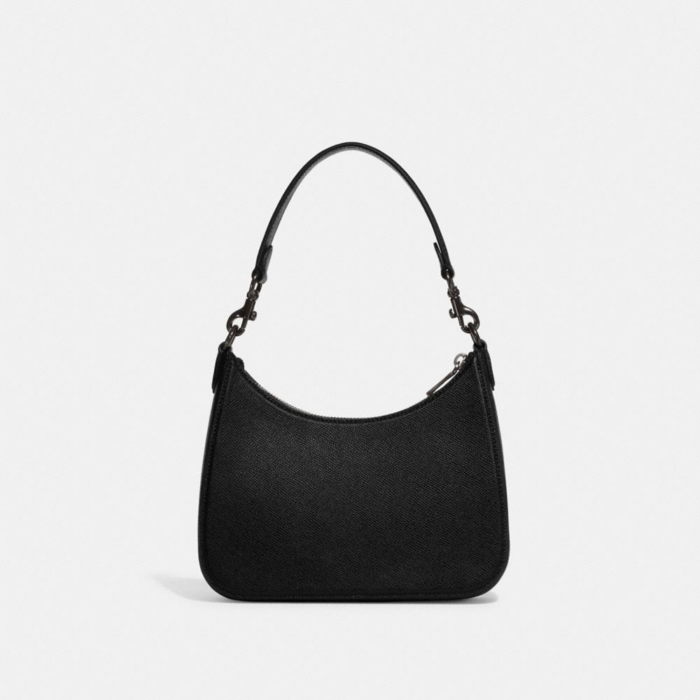 Black Coach Hobo With Signature Women Crossbody Bags | PH_CH27788