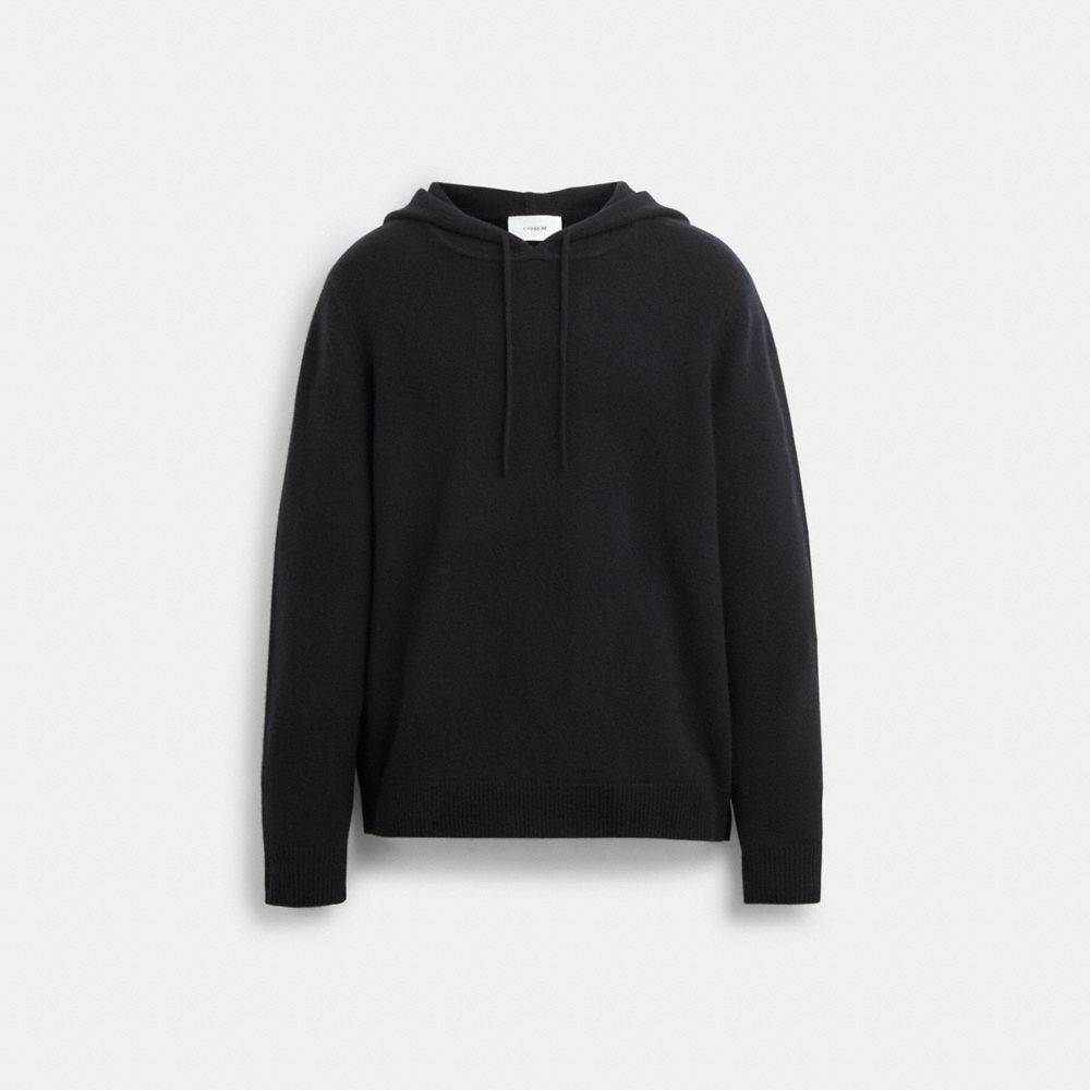 Black Coach Hooded Men Sweaters | PH_CH15764