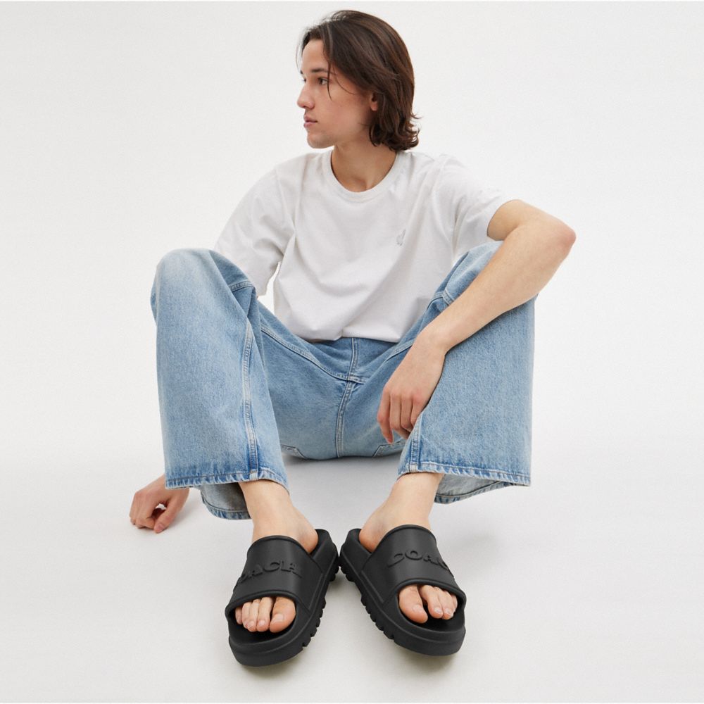 Black Coach Jesse Men Sandals | PH_CH67679