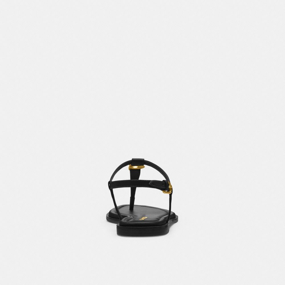 Black Coach Jessica Women Sandals | PH_CH53704