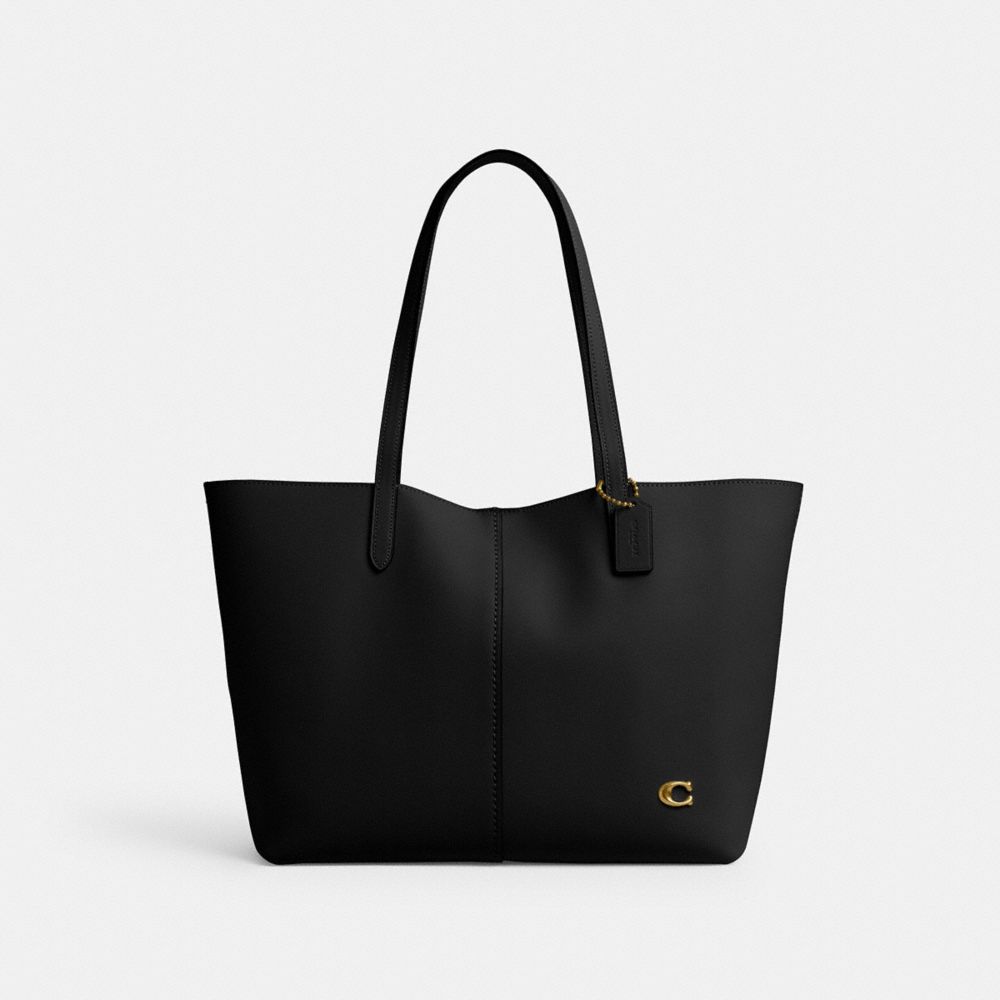 Black Coach North 32 Brass Women Tote Bag | PH_CH64612