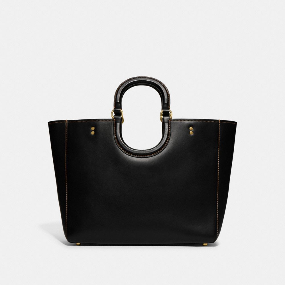 Black Coach Rae Glovetanned Leather Women Tote Bag | PH_CH24361