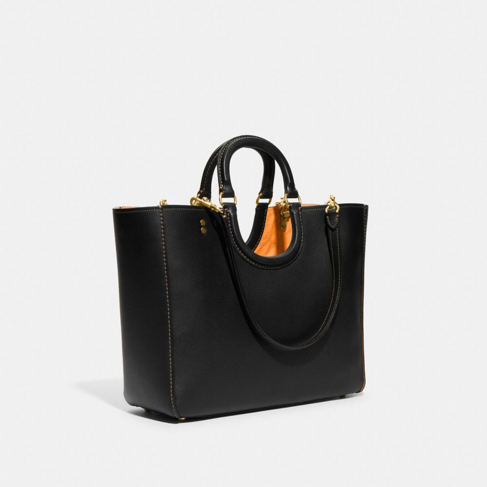 Black Coach Rae Glovetanned Leather Women Tote Bag | PH_CH24361