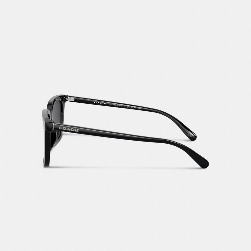 Black Coach Retro Square Men Sunglasses | PH_CH51380