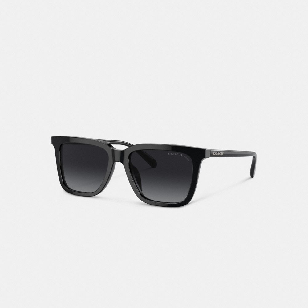 Black Coach Retro Square Men Sunglasses | PH_CH51380