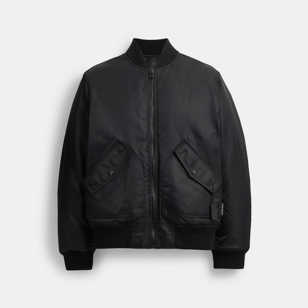 Black Coach Reversible Ma 1 Men Jackets | PH_CH71930