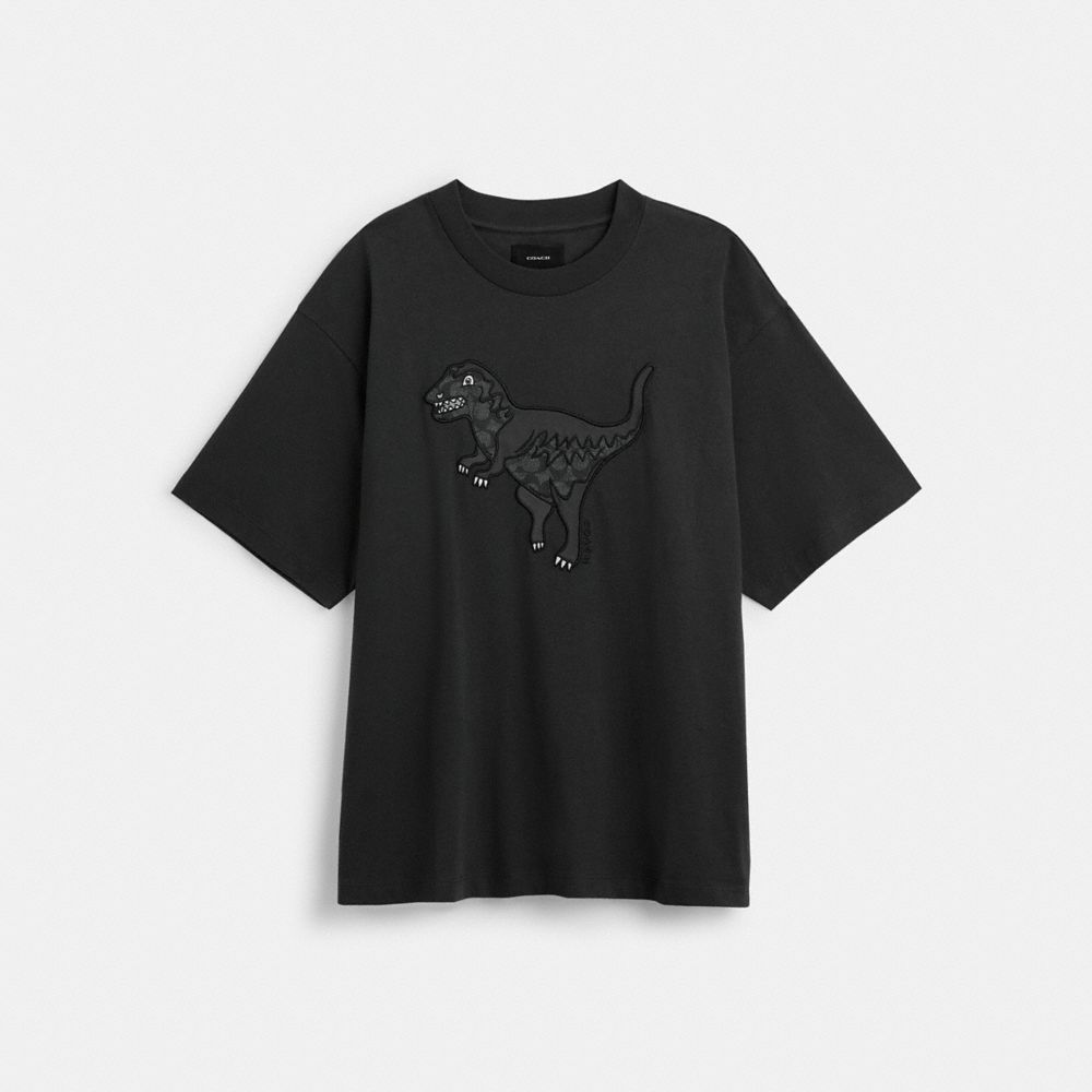 Black Coach Rexy Men T Shirts | PH_CH85160