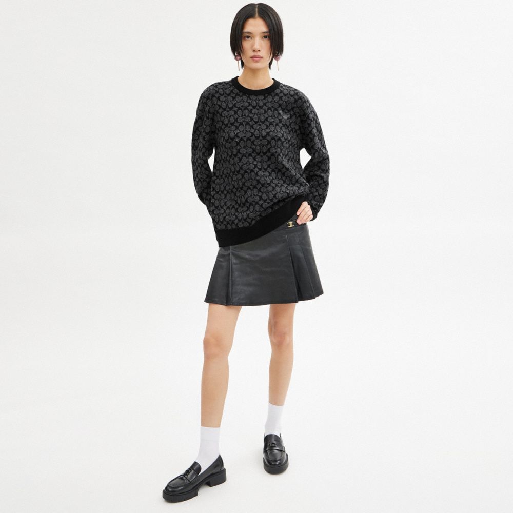 Black Coach Rexy Signature Women Sweaters | PH_CH87175