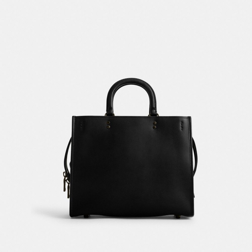 Black Coach Rogue Glovetanned Leather Women Handbag | PH_CH16868