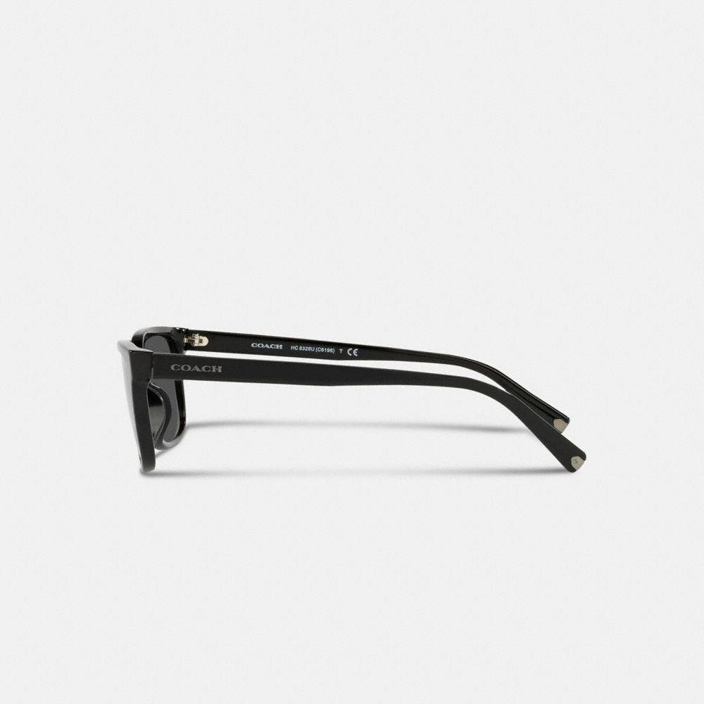 Black Coach Signature Workmark Square Men Sunglasses | PH_CH59063