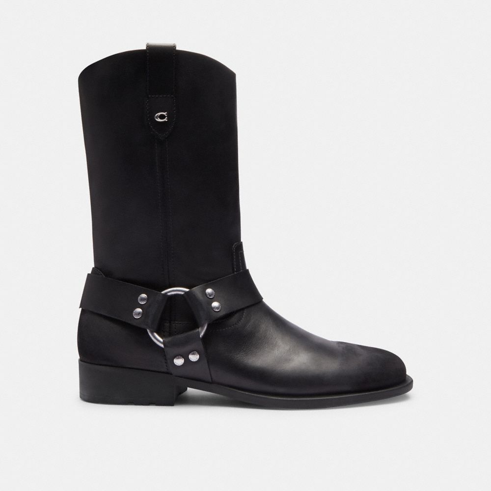 Black Coach Tara Biker Women Boots | PH_CH83175