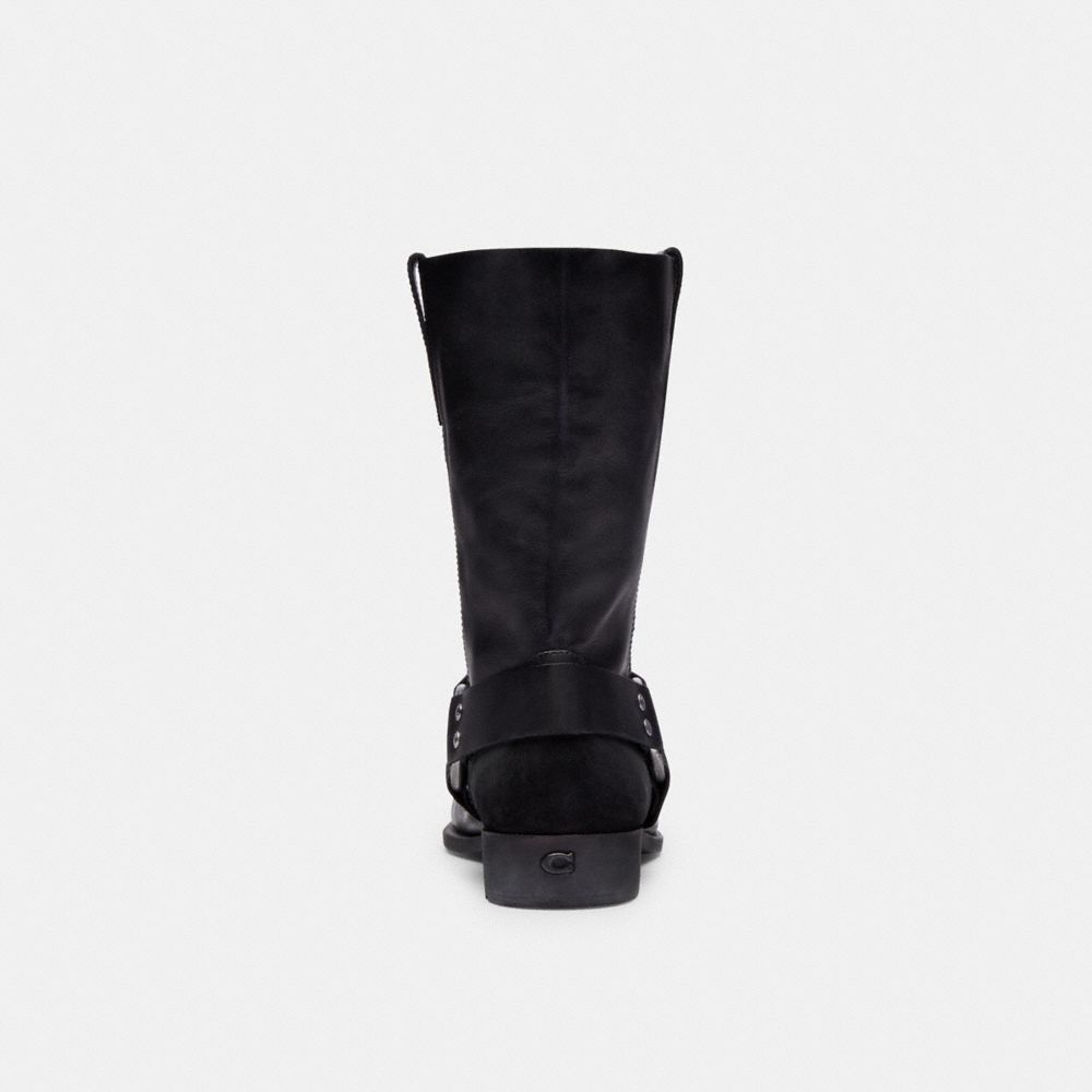 Black Coach Tara Biker Women Boots | PH_CH83175