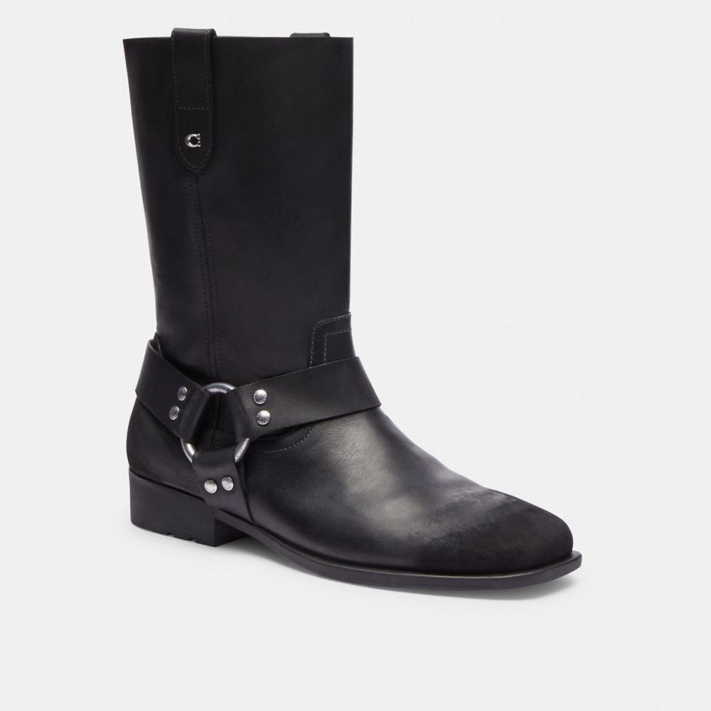 Black Coach Tara Biker Women Boots | PH_CH83175