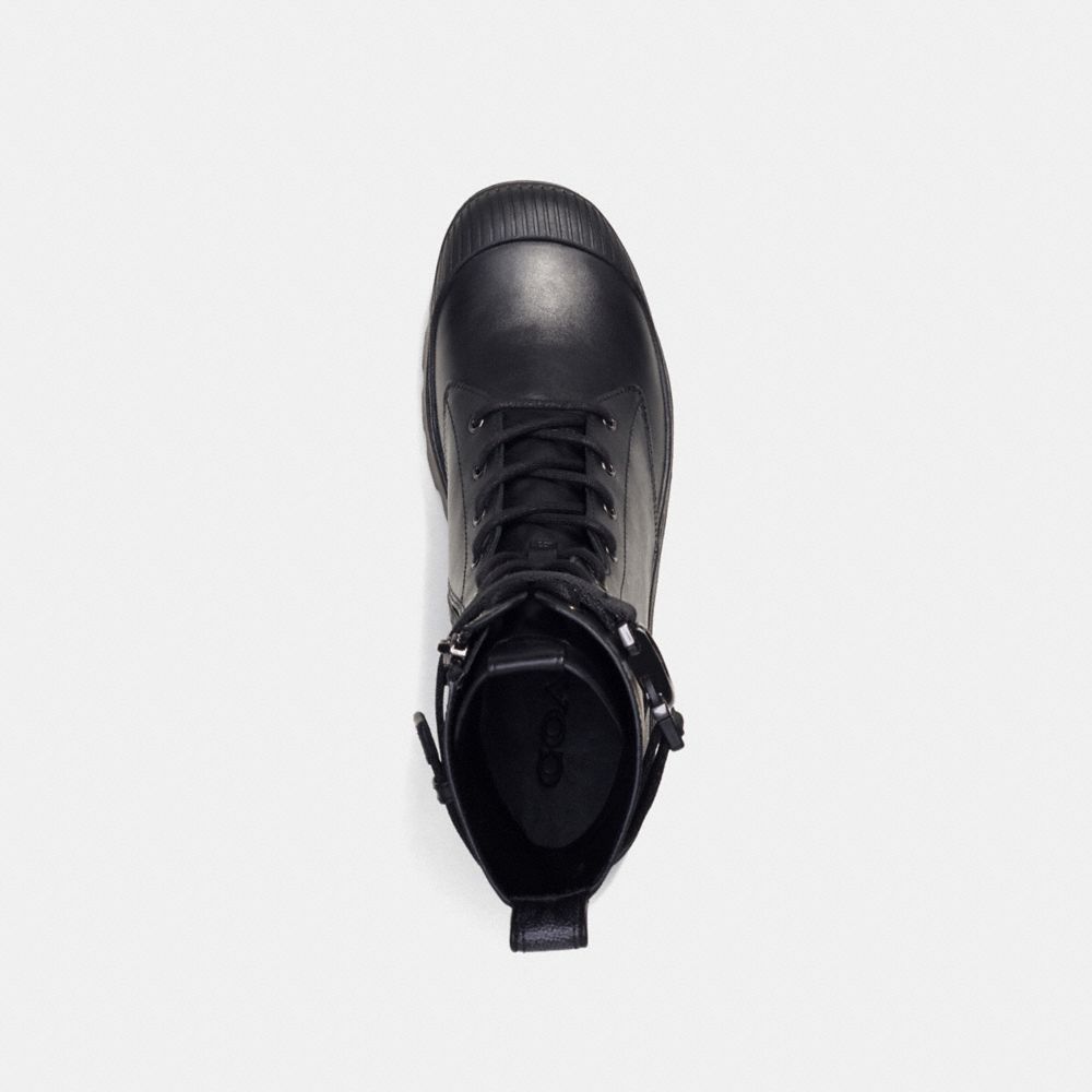 Black Coach Tucker With Signature Men Boots | PH_CH62913