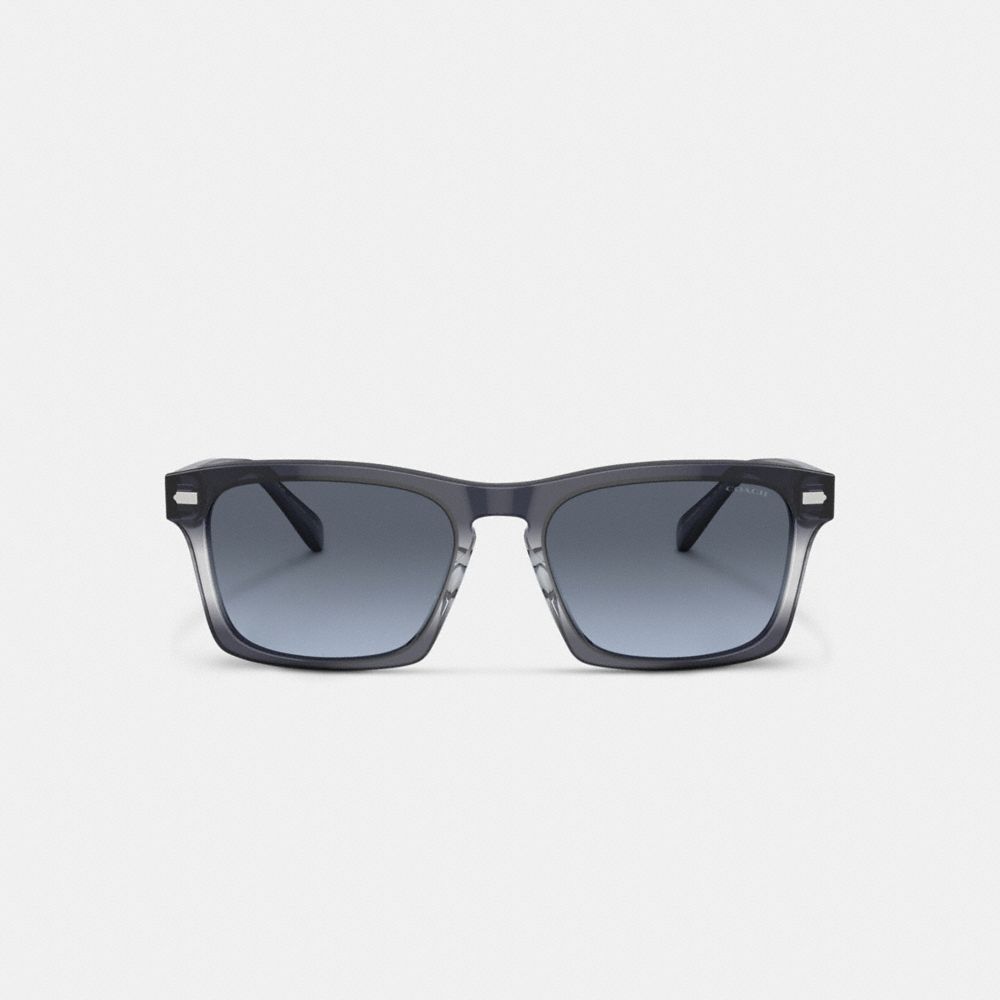 Blue Coach Keyhole Square Gradient Men Sunglasses | PH_CH43740