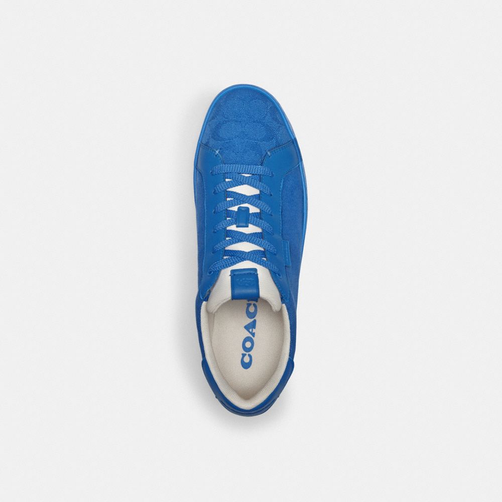 Blue Coach Lowline Low Top In Signature Canvasberry Men Sneakers | PH_CH22365