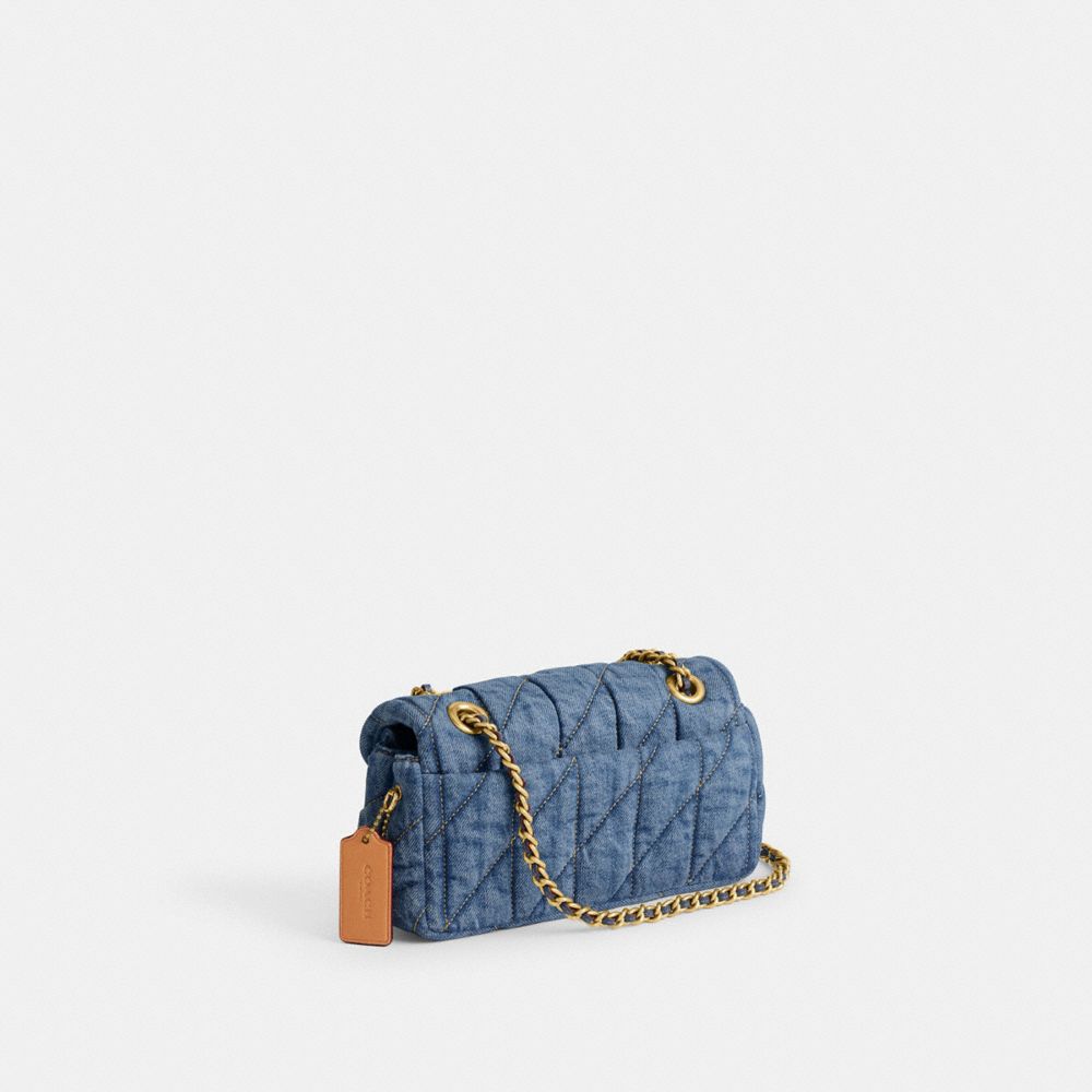 Blue / Indigo Coach Tabby 20 With Quilting Denim Women Shoulder Bags | PH_CH43976