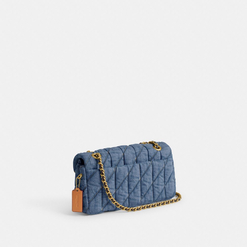 Blue / Indigo Coach Tabby 26 With Quilting Denim Women Shoulder Bags | PH_CH53752